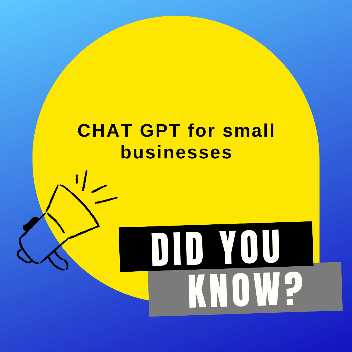 How can you use Chat GPT for your small business?