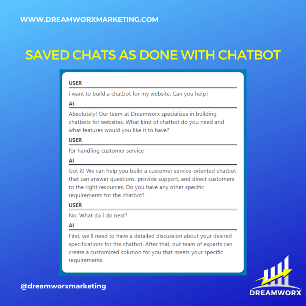 chatbot creation services